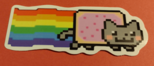 Nyan Cat Meme Vinyl Glossy Sticker