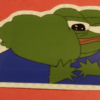 Pepe Hug Vinyl Glossy Sticker