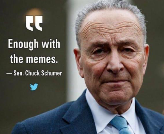 Chuck Schumer - Enough With The Memes