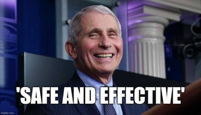 Anthony Fauci Safe and Effective