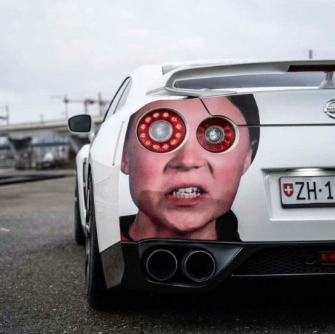 Greta Thunberg Car Decal