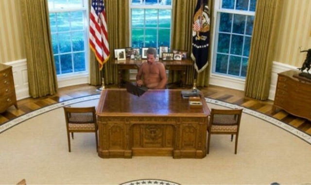 Hunter Biden in the Oval Office