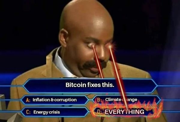 Bitcoin Fixes Everything Who Wants To Be A Millionaire