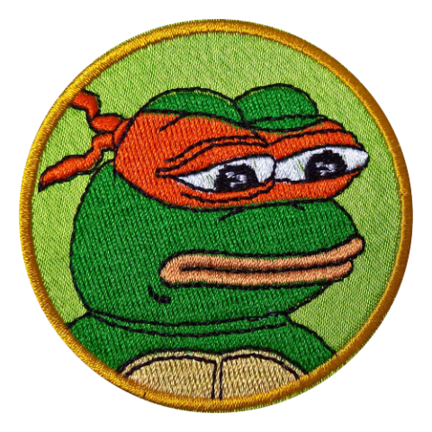 Pepe TMNT Patch