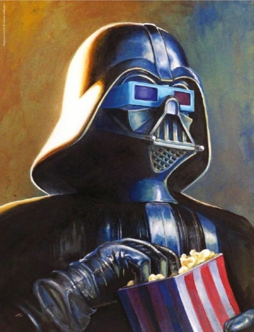 Popcorn Darth Vader