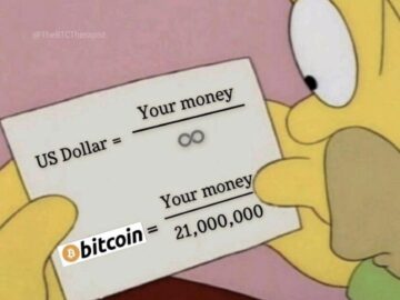 Bitcoin vs US Dollar, or, Infinity vs 21 Million